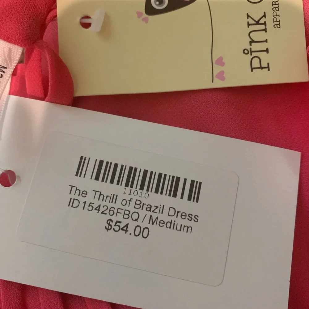 Pink Owl Pink and Multi Color Maxi Sundress - Picture 2 of 2